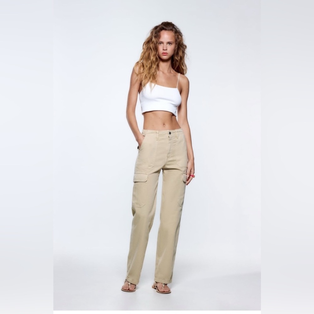 Zara  Tan Cargo pants